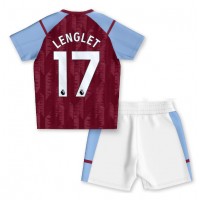 Maglie da calcio Aston Villa Clement Lenglet #17 Prima Maglia Bambino 2023-24 Manica Corta (+ Pantaloni corti)